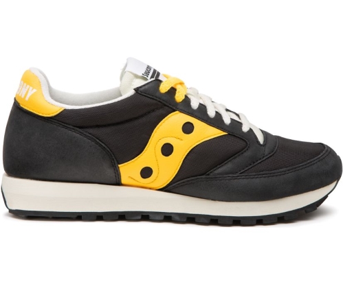 Tenis Saucony Jazz 81 Unisexo Zapatos Originales Negras / Doradas México MX-649-OK